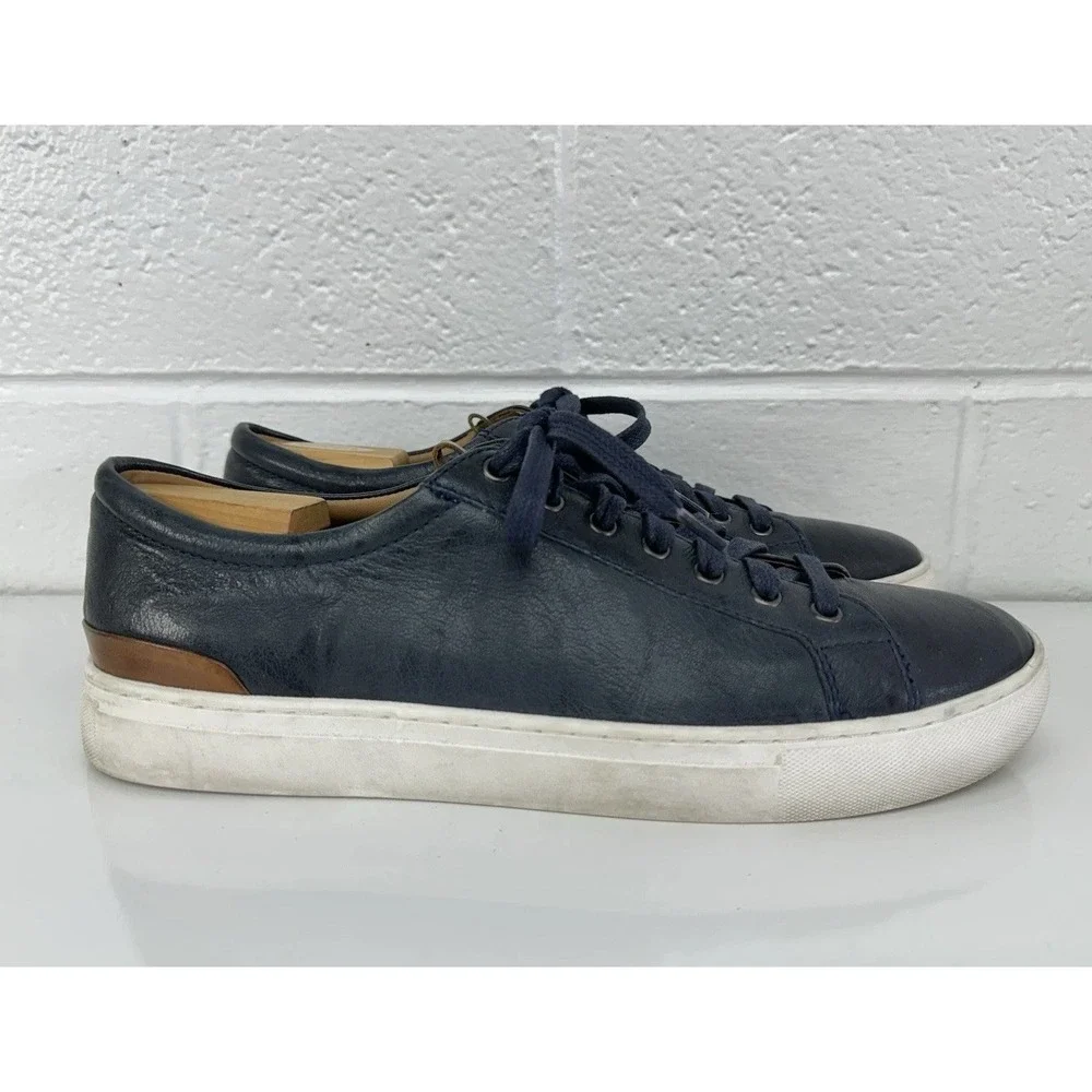 Johnston & Murphy Men's Banks Lace-To-Toe Retro Style TruFoam Navy -‎ Size 12M